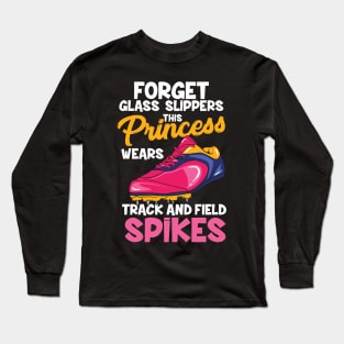 Sporty Woman Princess Wear Spikes Funny Long Sleeve T-Shirt